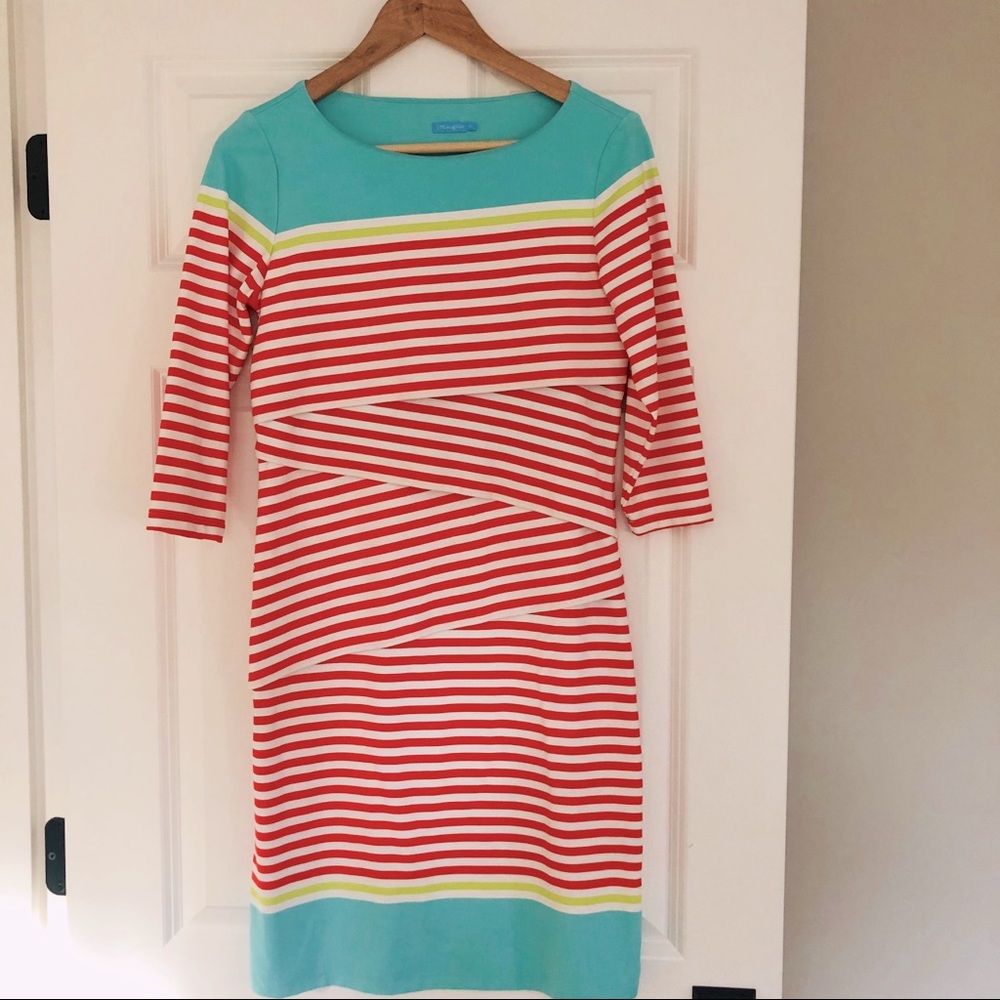 J.McLaughlin striped dress, size XS